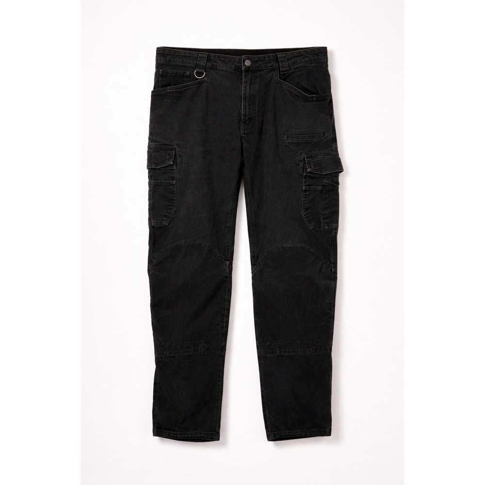 Mens Black Cargo Pants Noble Outfitters FullFlexx HD Workwear Utility 40x34‎